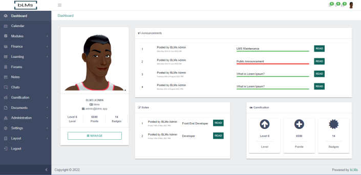 bLMs – Cloud-based LMS Software Powered by Laravel